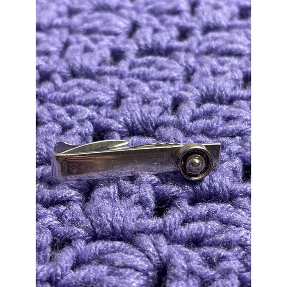Other - Vintage Hickok USA Tie Bar Clip Silvertone New Departure Ball Bearings